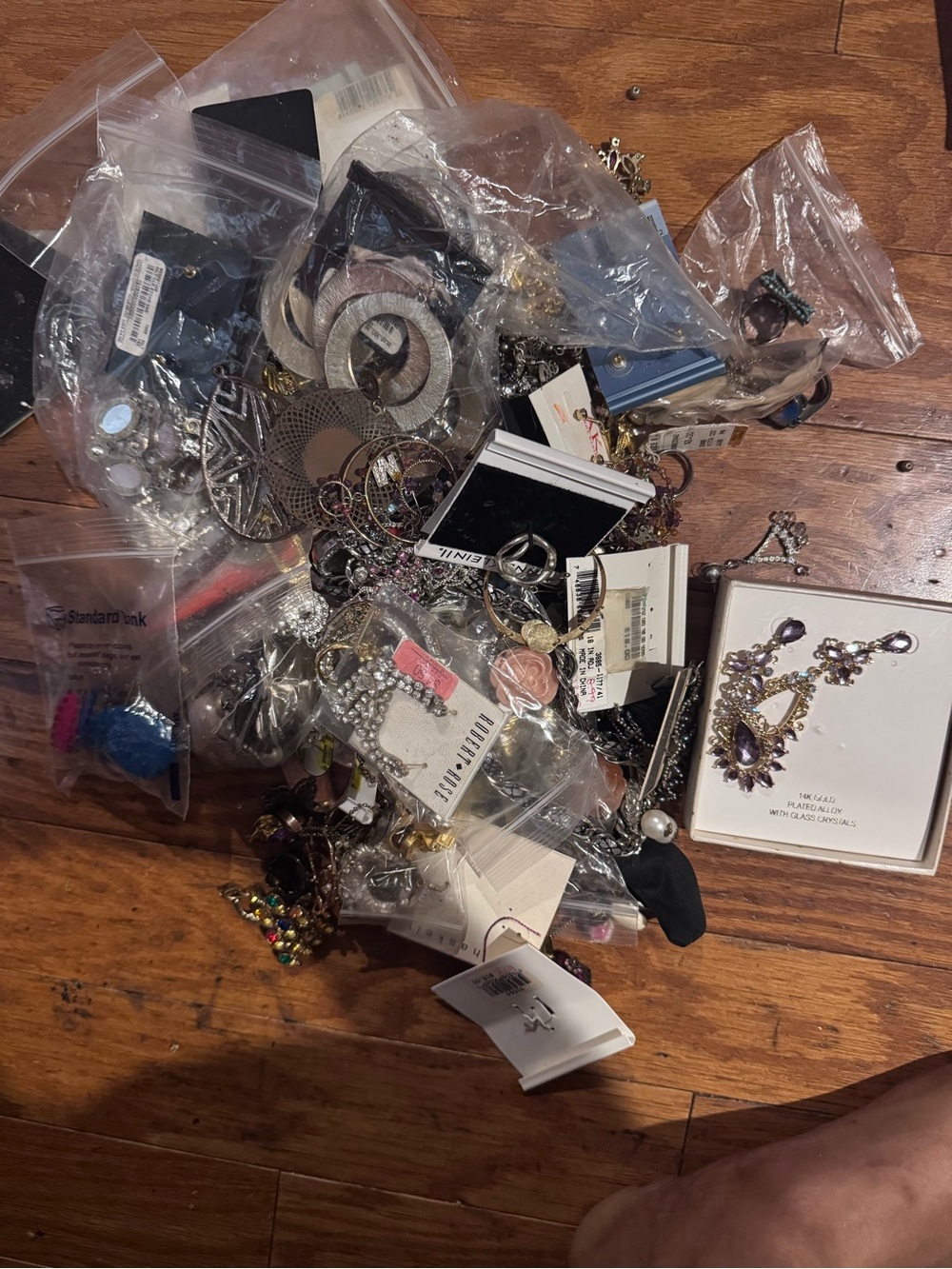 Mixed Fashion Jewelry Lot - Multi-Color Earrings & Necklaces